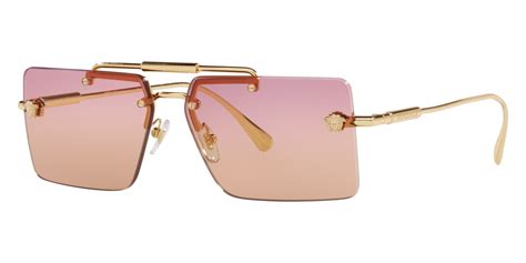 occhiale da sole versace ve2245 100278|Versace™ VE2245 100278 60 Gold Sunglasses .